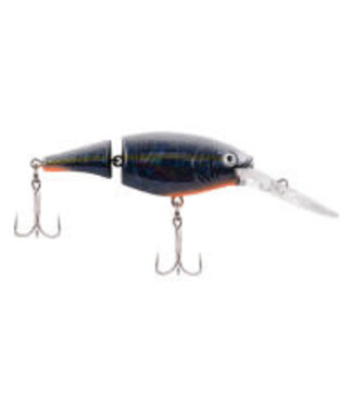 PURE FISHING BERKLEY FLICKER SHAD JOINTED SZ 7, 3" 1/3 OZ DEPTH 7'-9' SLICK BLACK PEARL