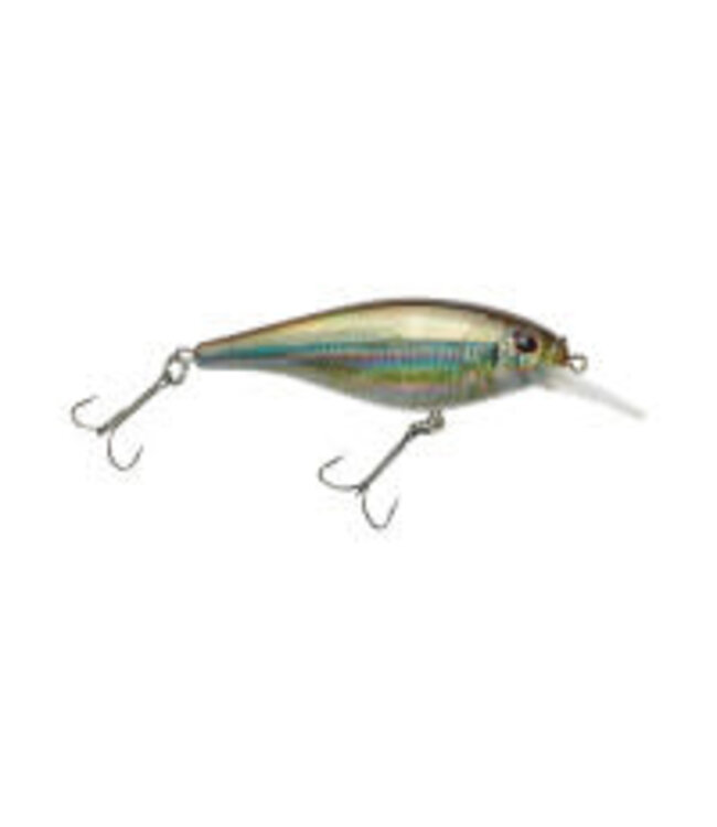 PURE FISHING BERKLEY FLICKER SHAD CRANKBAIT SZ 7 3" 5/16 OZ DEPTH 11'-13' HD EMERALD SHINER