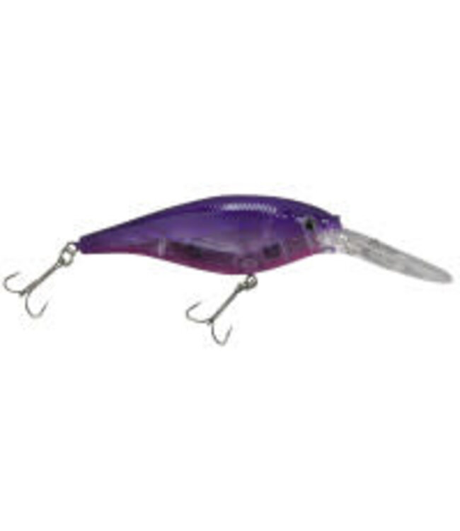 PURE FISHING BERKLEY FLICKER SHAD CRANKBAIT SZ 5 2" 3/16 OZ DEPTH 9'-11' PRO SLICK PURPLE CANDY