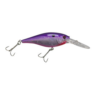 Berkley BERKLEY FLICKER SHAD CRANKBAIT SZ 5 2" 3/16 OZ DEPTH 9'-11' PRO SLICK PURPLE CANDY