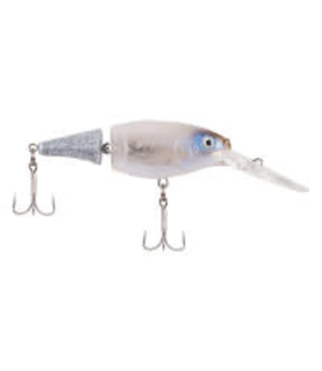 PURE FISHING BERKLEY FLICKER SHAD JOINTED SZ 5, 2" 1/5 OZ DEPTH 5'-7' FIRETAIL GHOST GLITTER