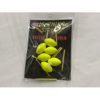 Anglers Image FOOTBALL IND W/PEGS LG FL YELL ALF6502