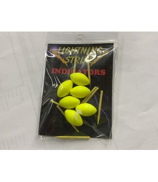 Anglers Image FOOTBALL IND W/PEGS LG FL YELL ALF6502