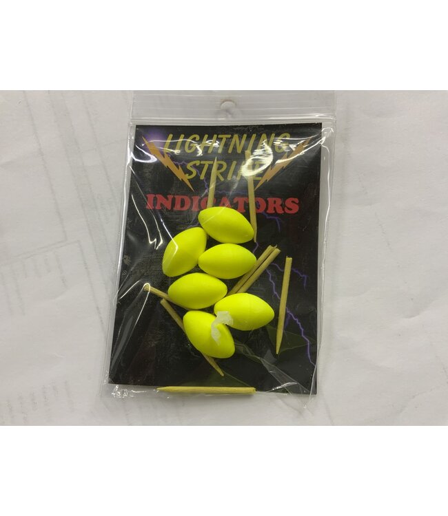 Anglers Image FOOTBALL IND W/PEGS LG FL YELL ALF6502