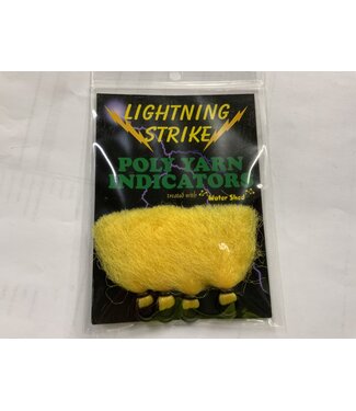 Anglers Image LIGHTNING STRIKE POLY YARN INDICATORS YELLOW