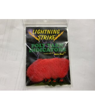 Anglers Image LIGHTNING STRIKE POLY YARN INDICATORS RED