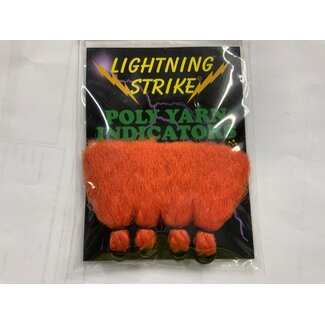 Anglers Image LIGHTNING STRIKE POLY YARN INDICATORS ORANGE