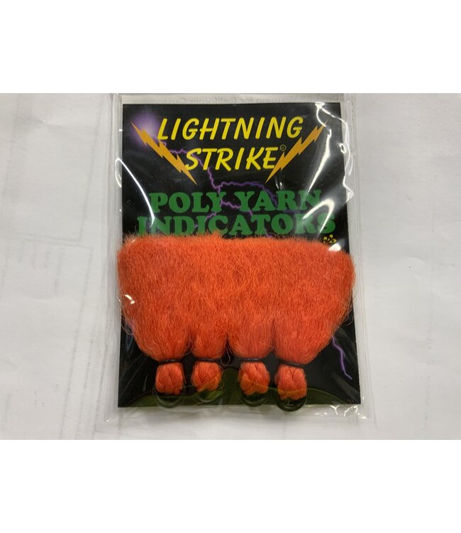 Anglers Image LIGHTNING STRIKE POLY YARN INDICATORS ORANGE