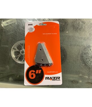Razr RAZR POWR PRO BLADES 6" (CURVED/LAZER STYLE w/SERRATIONS)