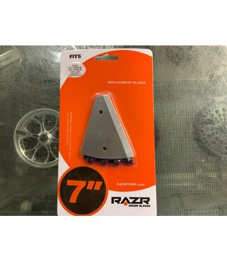 Razr RAZR POWR PRO BLADES 7" (CURVED/LAZER STYLE w/SERRATIONS)