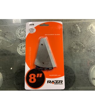 Razr RAZR POWR PRO BLADES 8"(CURVED/LAZER STYLE w/SERRATIONS)