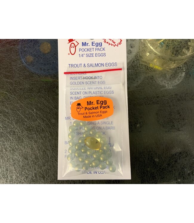 Mr. Egg Mr. Egg Pocket Pack Blue Pearl 1/4