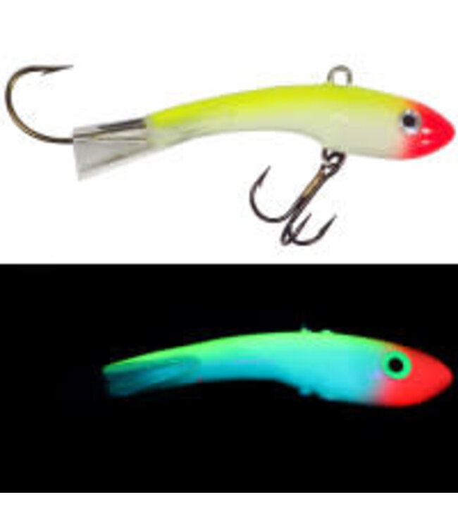 Moonshine Lures Moonshine Blue Clown Shiver Minnow #00-1/8OZ