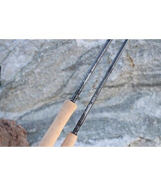 LAMIGLAS INC. LAMIGLAS X11 Fly 8 wt graphite rod/9'/4piece/mod-fast/cork handle