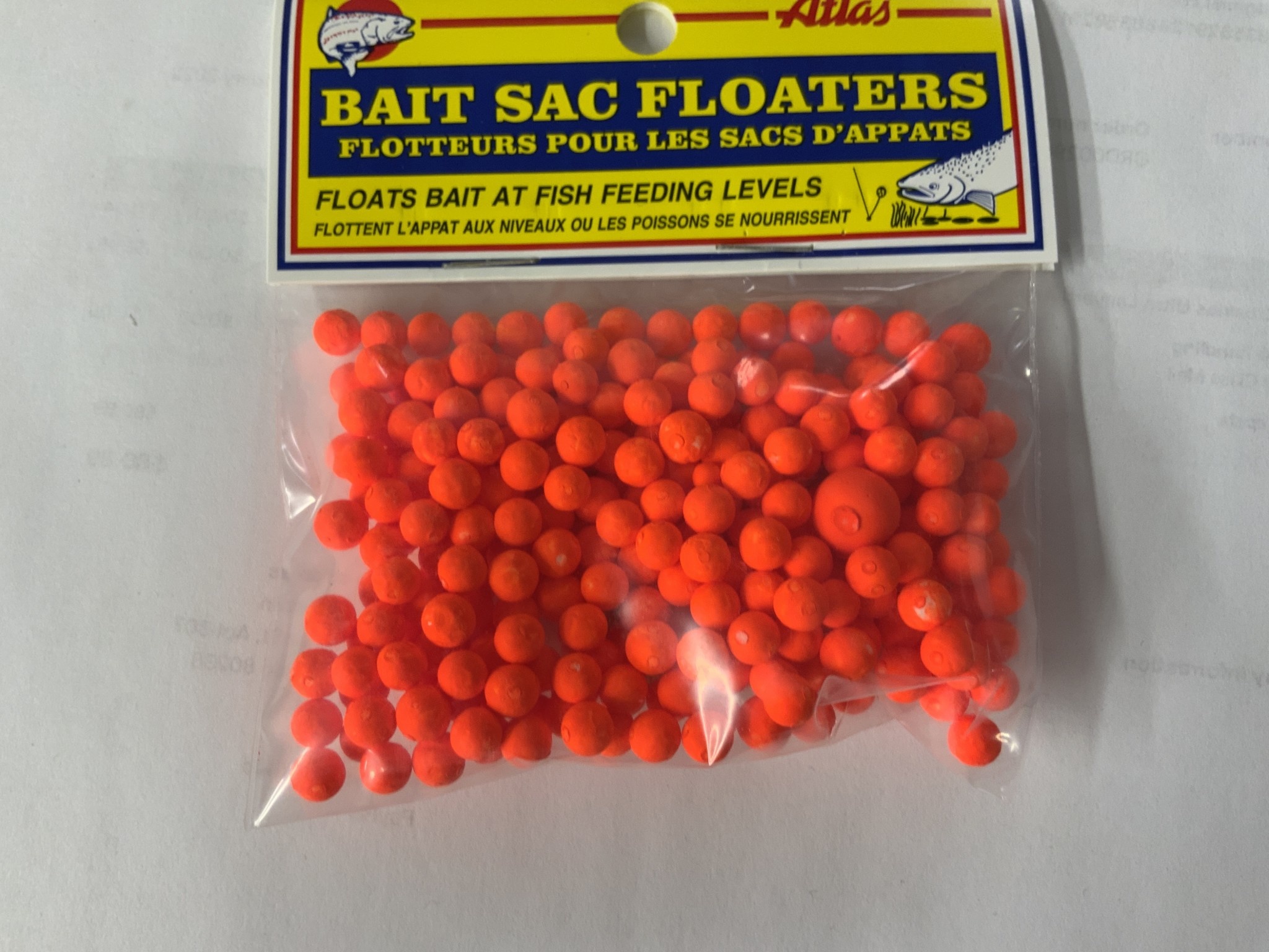 Atlas Mike's Bait Sac Floaters 300/PK - All Seasons Sports