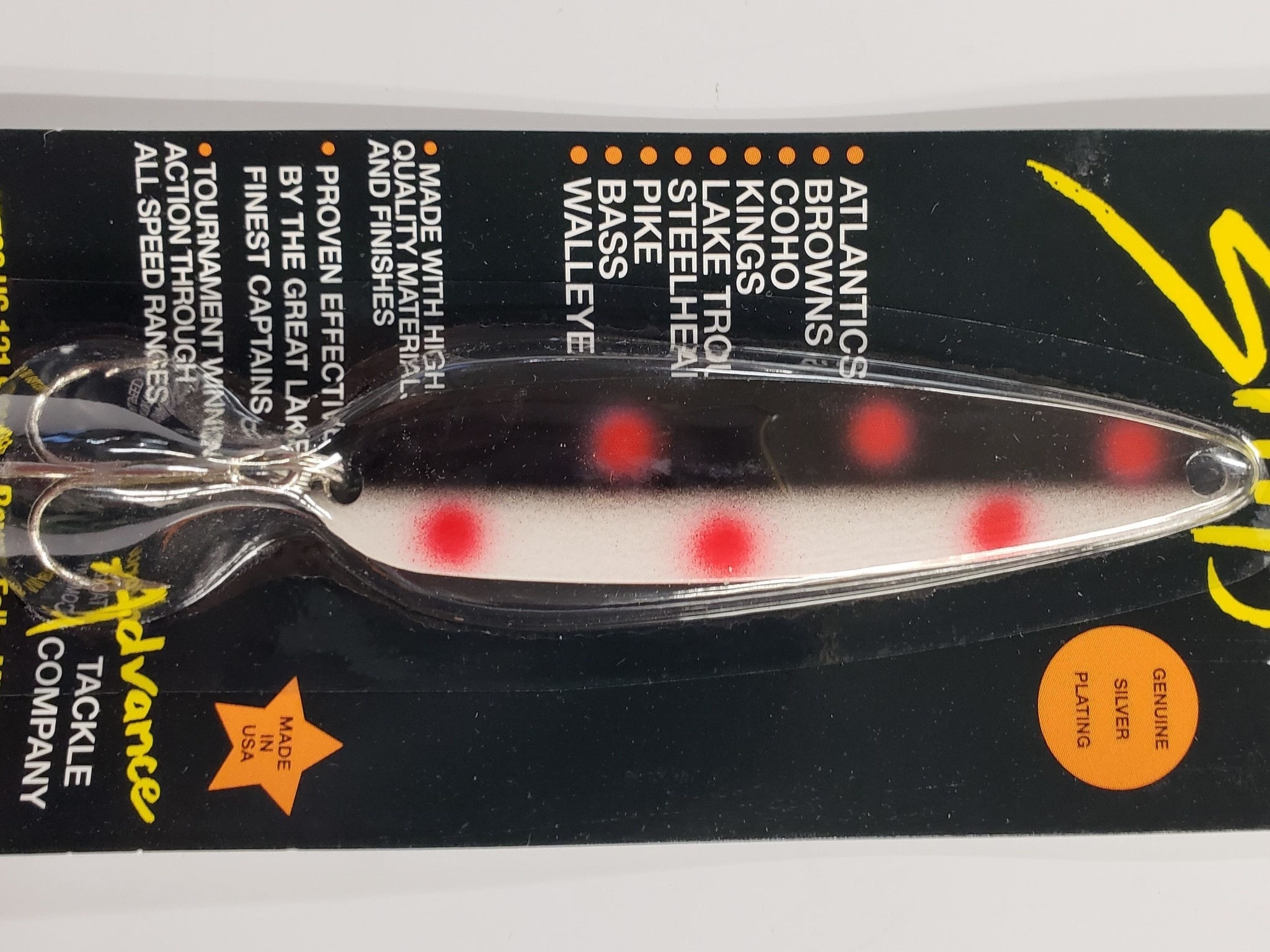 8-Inch Advance Tackle Flasher UV PK Special Blue 