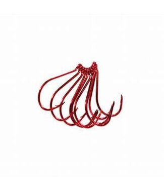 Addya Outdoors Inc. Addya Octopus Hook, Red, Reversed Sz2/0, 2X - 25PK
