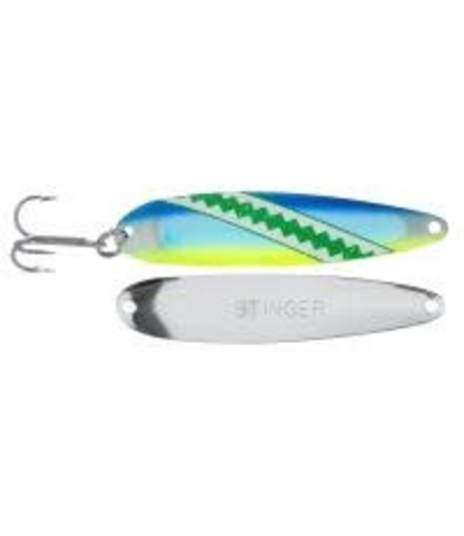 Gibbs-Delta Tackle (NS77YUV)  MICHIGAN STINGER - STINGRAY - SILVER SMOOTH - BLUE DOLFIN YELLOW UV