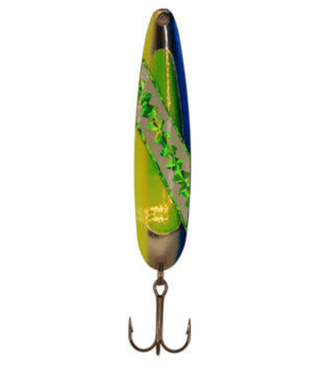 Gibbs-Delta Tackle (S77YUV) MICHIGAN STINGER - STINGER - SILVER SMOOTH - BLUE DOLPHIN YELLOW UV