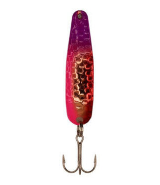 Gibbs-Delta Tackle MICHIGAN STINGER - SCORPION - COPPER HAMMERED POOH BEAR PURPLE (XCH61P)