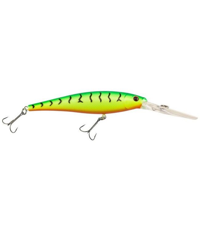 PURE FISHING BERKLEY FLICKER MINNOW SZ 9  3-1/2" 1/3 OZ DEPTH 18'-23' FIRETIGER