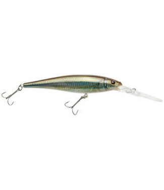 PURE FISHING BERKLEY FLICKER MINNOW SZ 7  3" 1/4 OZ DEPTH 14'-17' HD EMERALD SHINER