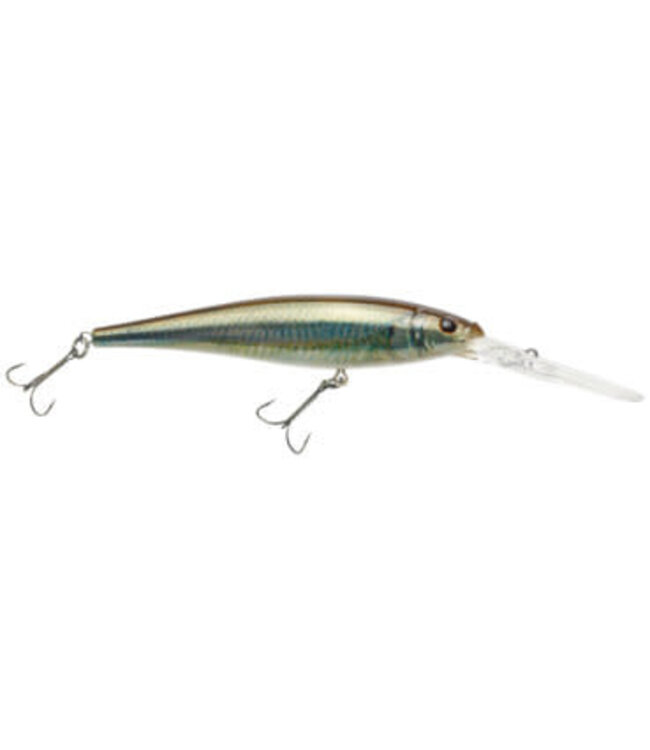 PURE FISHING BERKLEY FLICKER MINNOW SZ 7  3" 1/4 OZ DEPTH 14'-17' HD EMERALD SHINER
