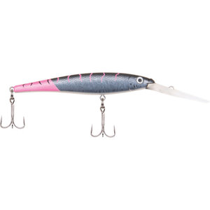 Berkley BERKLEY FLICKER MINNOW SZ 9  3-1/2" 1/3 OZ DEPTH 18'-23'  FIRETAIL MF BLACK COUGAR