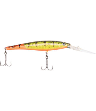 PURE FISHING BERKLEY FLICKER MINNOW SZ 9  3-1/2" 1/3 OZ DEPTH 18'-23'  FIRETAIL HOT PERCH