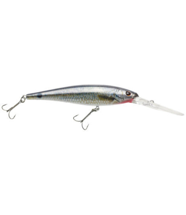 PURE FISHING BERKLEY FLICKER MINNOW SZ 9  3-1/2" 1/3 OZ DEPTH 18'-23'  HD SSPOTTAIL SHINER