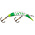 Luhr-Jensen Kwikfish K14 (Rattle) 4-1/4" Metallic Green Dble Trble