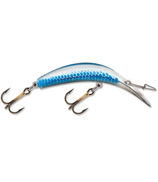 Luhr-Jensen Kwikfish K14 (Rattle) 4-1/4" Silver/Blue Scale