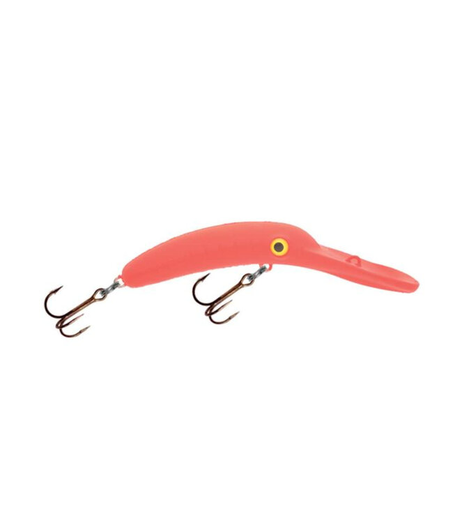(9601-FLR) YAKIMA BAIT MAG LIP 4.5 FLUORESCENT RED