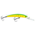 YO-ZURI AMERICA, INC. R1206-MR1206-HT YO-ZURI CRYSTAL MINNOW DEEP DIVER WALLEYE FLOATING 110MM 4-3/8" 9/16 OZ HOT TIGER