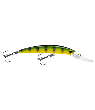 R1206-MPC YO-ZURI CRYSTAL MINNOW DEEP DIVER WALLEYE FLOATING 110MM 4-3/8" 9/16 OZ GREEN PERCH