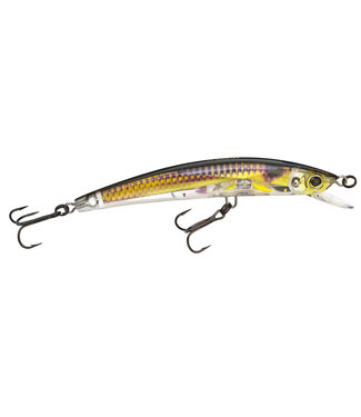 R1324-RGSN YO-ZURI CRYSTAL MINNOW FRESHWATER FLOATING 90MM 3-1/2" 1/4 OZ REAL GOLDEN SHINER