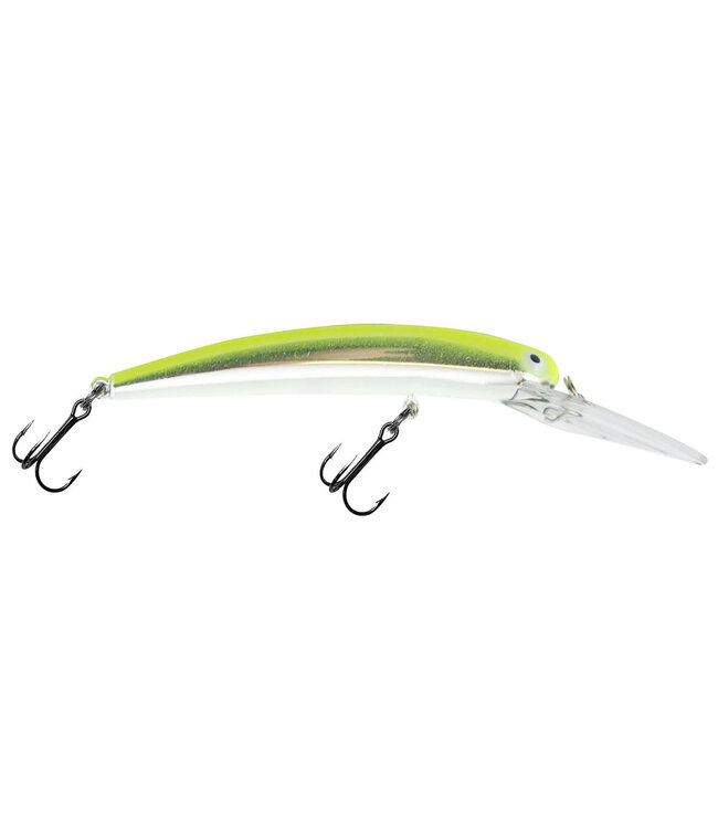 BAY RAT LURES LONG SHALLOW 4-3/8" 3-5' DEPTH 7/16 OZ YELLOW CHROME  LS