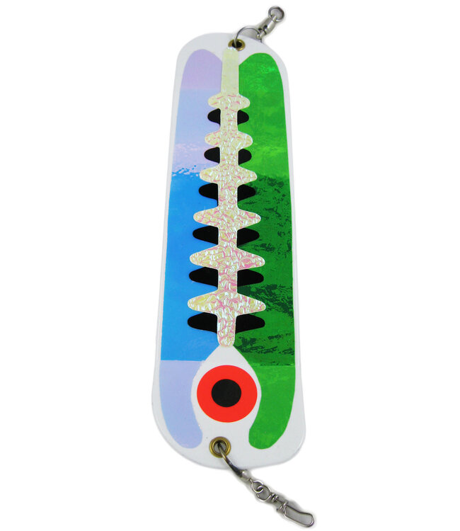 KMDA, INC. (PFL-5014) PRO KING FLASHER 8" DRAGON SLAYER-WHITE