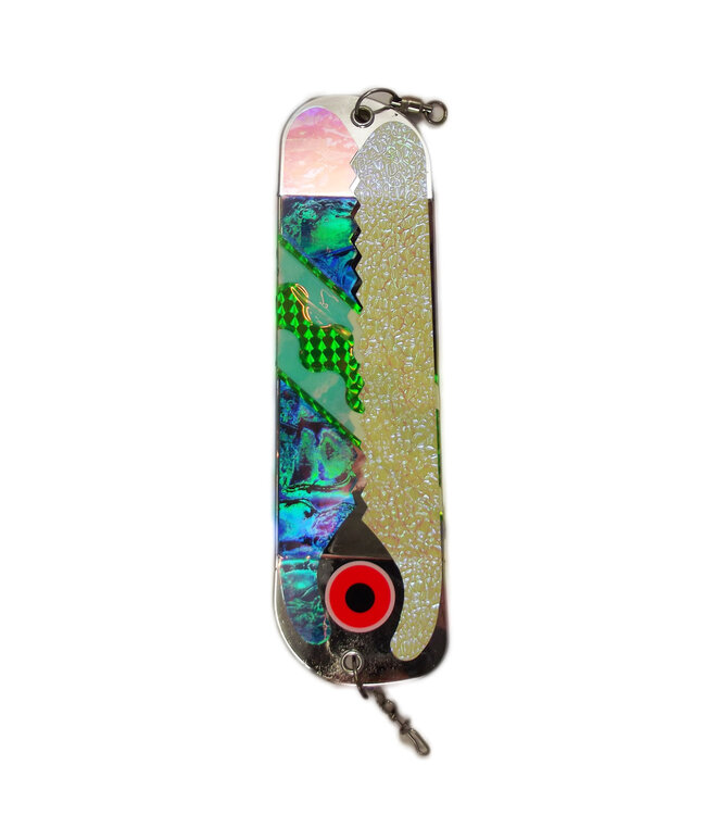 KMDA, INC. (PFL-6007) PRO KING FLASHER 8" RGV HALF CHIN BLUE