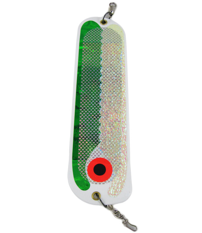 KMDA, INC. (PFL-5018) PRO KING FLASHER 8" GREEN GLOW MODIFIED WHITE