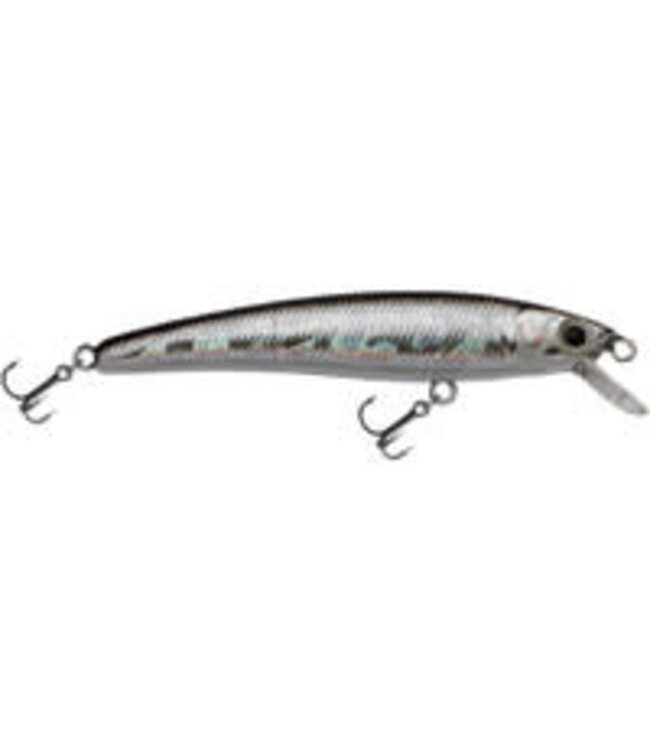 Challenger Lures JL034-034 CHALLENGER MICRO FLOATING MINNOW 2-3/8" 3/32 OZ SILVER BLACK BACK