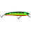 Challenger Plastic Products JL034-T08 CHALLENGER MICRO FLOATING MINNOW 2-3/8” 3/32 OZ HOT TIGER