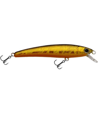 Challenger Lures JL034-046 CHALLENGER MICRO FLOATING MINNOW 2-3/8” 3/32 OZ GOLD/OR BELLY/BLK BACK