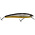 Challenger Plastic Products JL034-010G CHALLENGER MICRO FLOATING MINNOW 2-3/8” 3/32 OZ  CLEAR/OR BELLY/BLK BACK