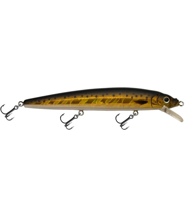 Challenger Lures JL034-205  CHALLENGER MICRO FLOATING MINNOW 2-3/8” 3/32 OZ BROWN TROUT