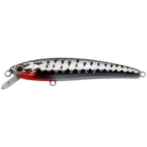 Challenger Plastic Products JL034-T13   CHALLENGER MICRO FLOATING MINNOW 2-3/8" 3/32 OZ  CHRM BLK SPLASH/ORG BELLY