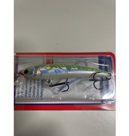Challenger Plastic Products JL034-396 CHALLENGER MICRO FLOATING MINNOW 2-3/8” 3/32 OZ SILVER CHART BACK
