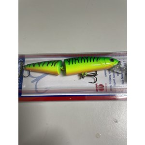 Challenger Plastic Products MG008-T08 CHALLENGER JR JOINTED MINNOW 3 1/2” 5/16 OZ HOT TIGER