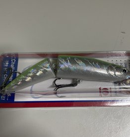 Challenger Plastic Products MG010-396  CHALLENGER JOINTED MINNOW SILVER/CHART 4 3/8