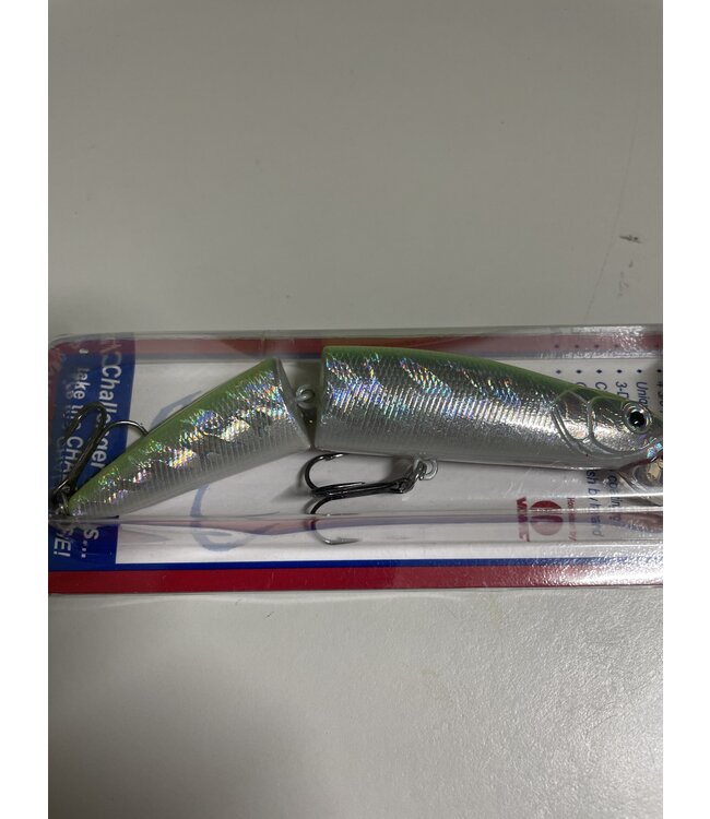 Challenger Lures MG010-396  CHALLENGER JOINTED MINNOW 4-3/8" 1/2 OZ SILVER/CHART